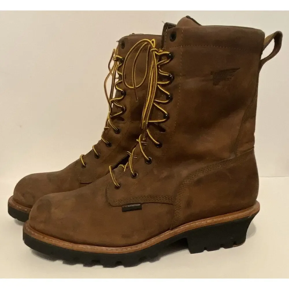 Red Wing 4417 Men’s 12 E2 Steel Toe Waterproof Thinsulate Work Boots Vibram